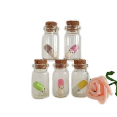 Capsule Message in Bottle Letter Love Gift Paper in Capsule