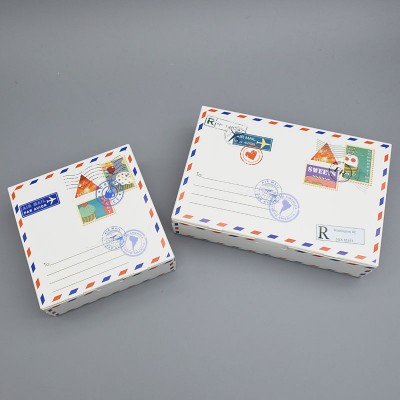 Envelop Mail Design Different Size Paper Cup Cake Boxes Muffins Packaging Box Baking Food